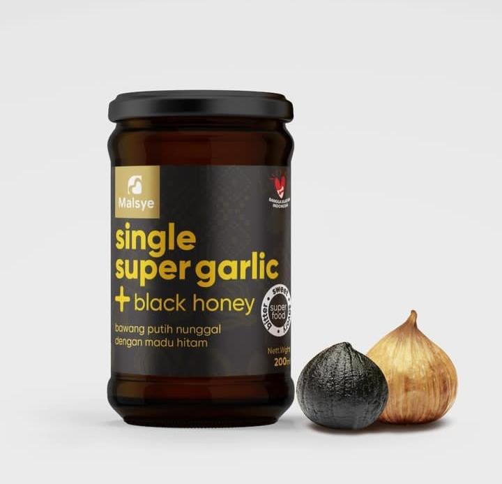 Black garlic plus madu